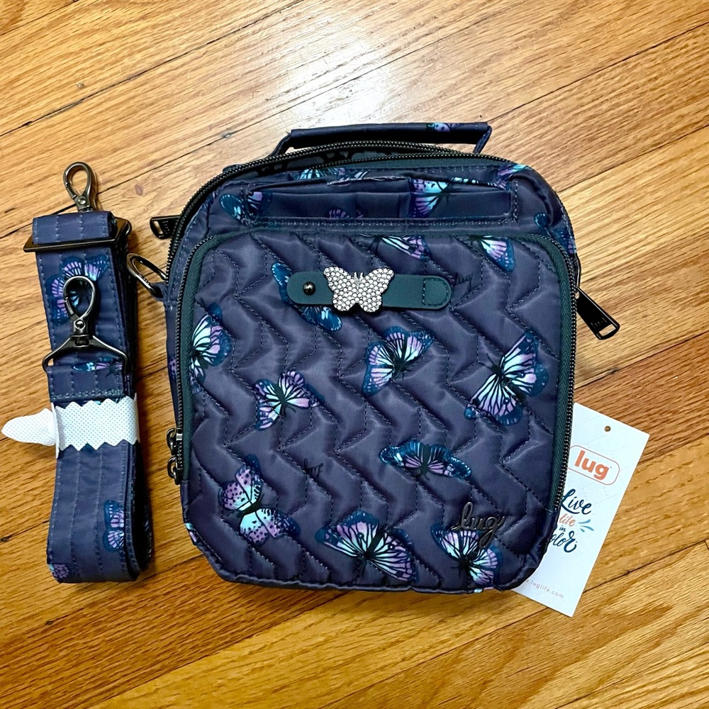 🦋 Lug Skeeter Butterfly Crossbody Bag